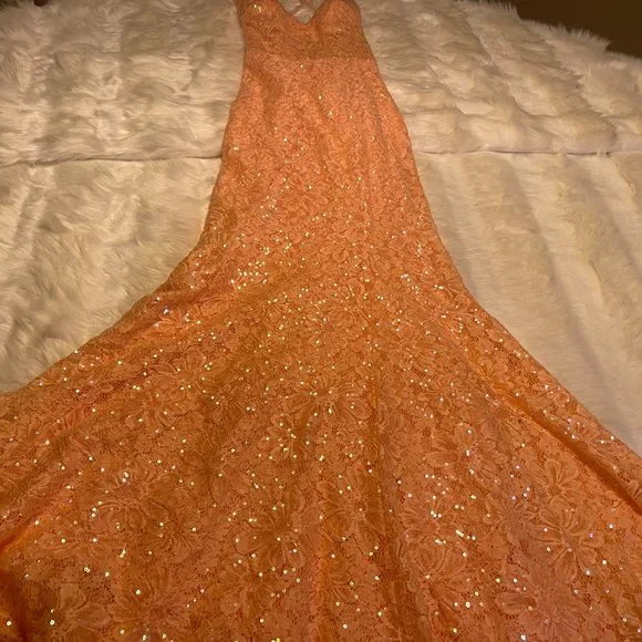 La Femme Dresses | Glittery Gold La Femme Gown | Color: Gold | Size: 8 | Mitzieshop's Closet La Femme Dresses | Glittery Gold La Femme Gown | Color: Gold | Size: 8 | Mitzieshop's Closet